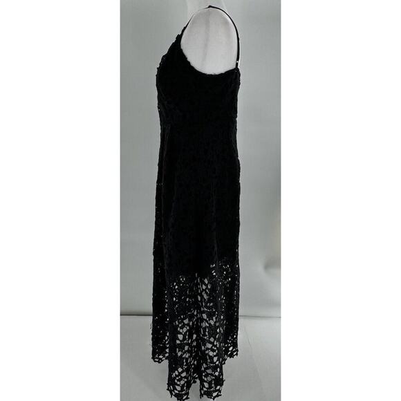 ASTR The Label Midi Dress Size XL Lace Cocktail Wedding Guest Fairy Whimsy Black - Picture 9 of 16